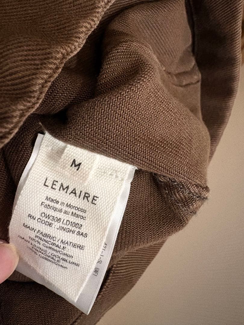 LEMAIREボクシー デニムジャケット ブラウン M 美品