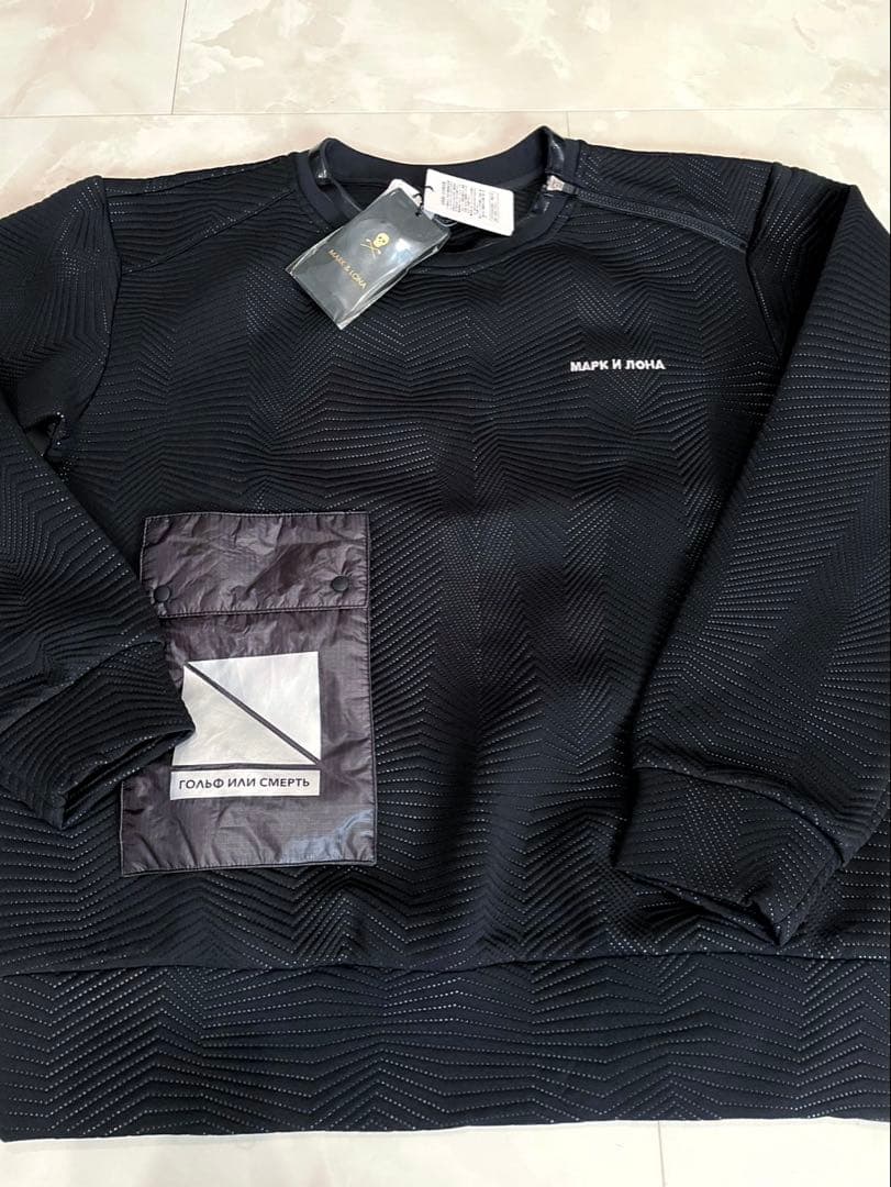 新品未使用　MARK＆LONA マークアンドロナ　プルオーバー　46 ブラック
