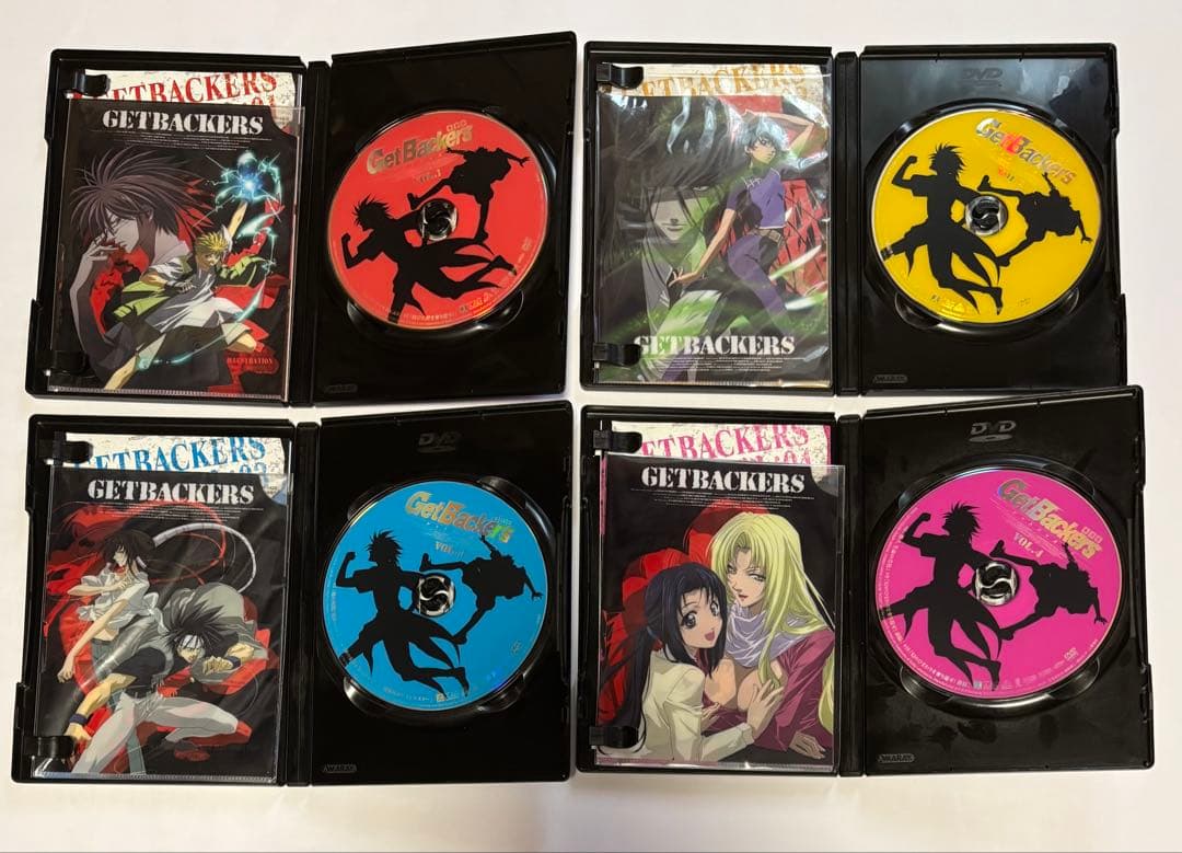 GetBackersゲットバッカーズ奪還屋　DVD 全17巻セット　正規品・美品