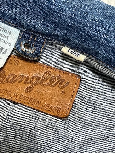 90`s 初代復刻日本製 ラングラー11MJ 程度上 サイズＬ