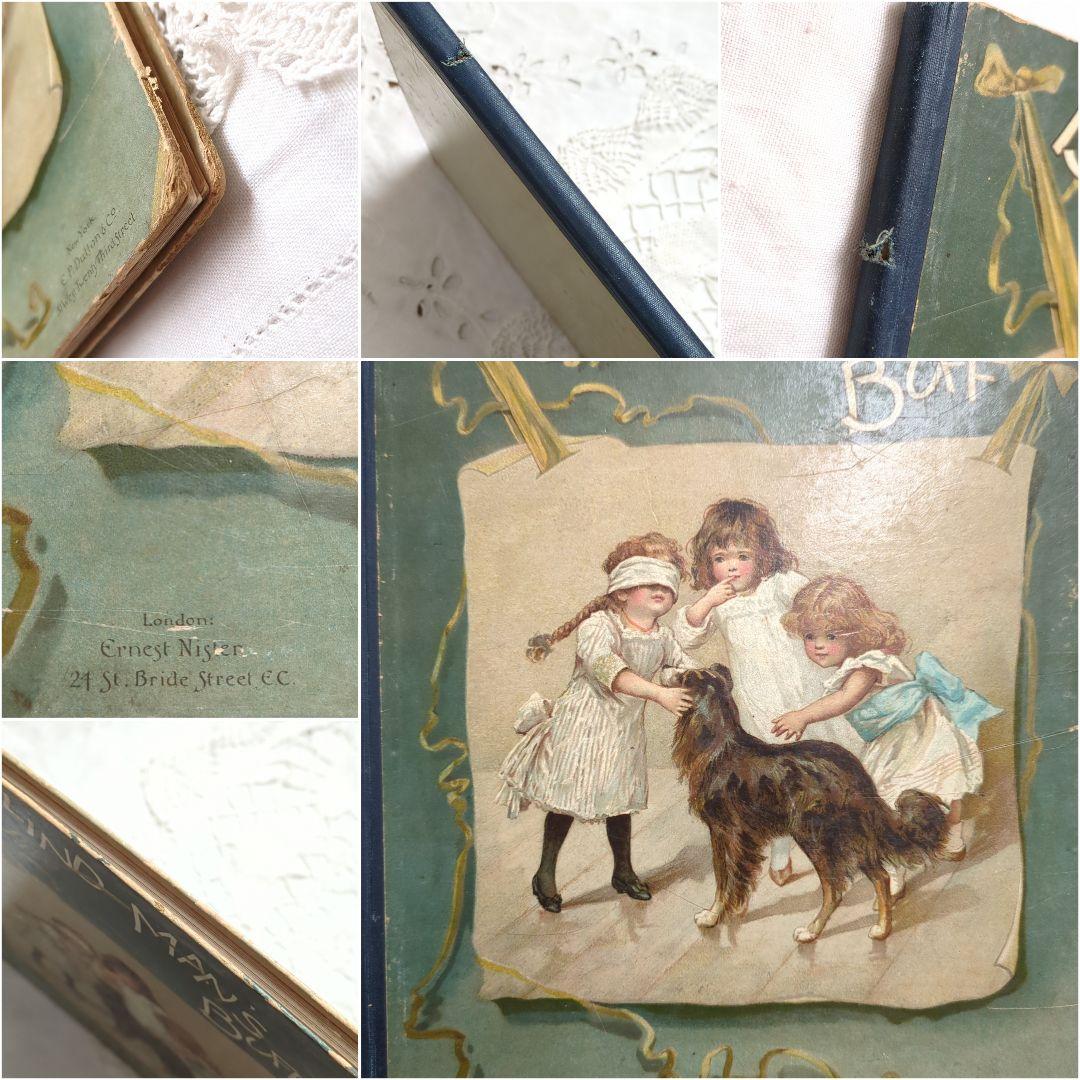 超稀少1891アーネストニスター絵本 初版本 洋書古書 児童書 ヴィクトリアン