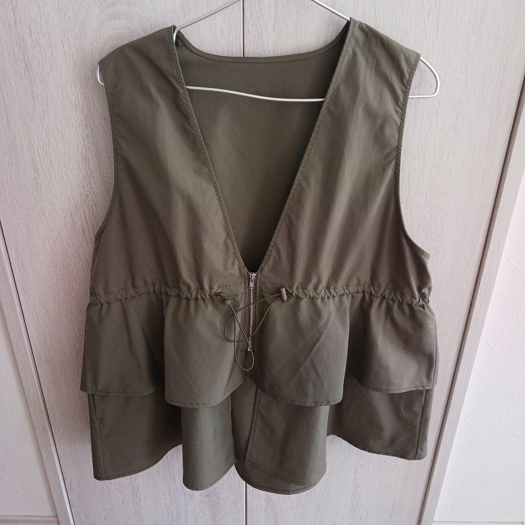 LEPSIM 【ゆきは企画】ギャザー2WAY ベスト