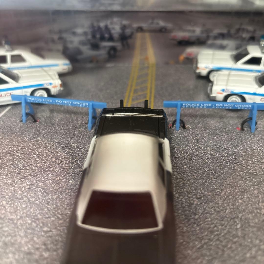 ブルースブラザーズ　グリーンライト　ミニカー　5台　ディスプレイ　1/64