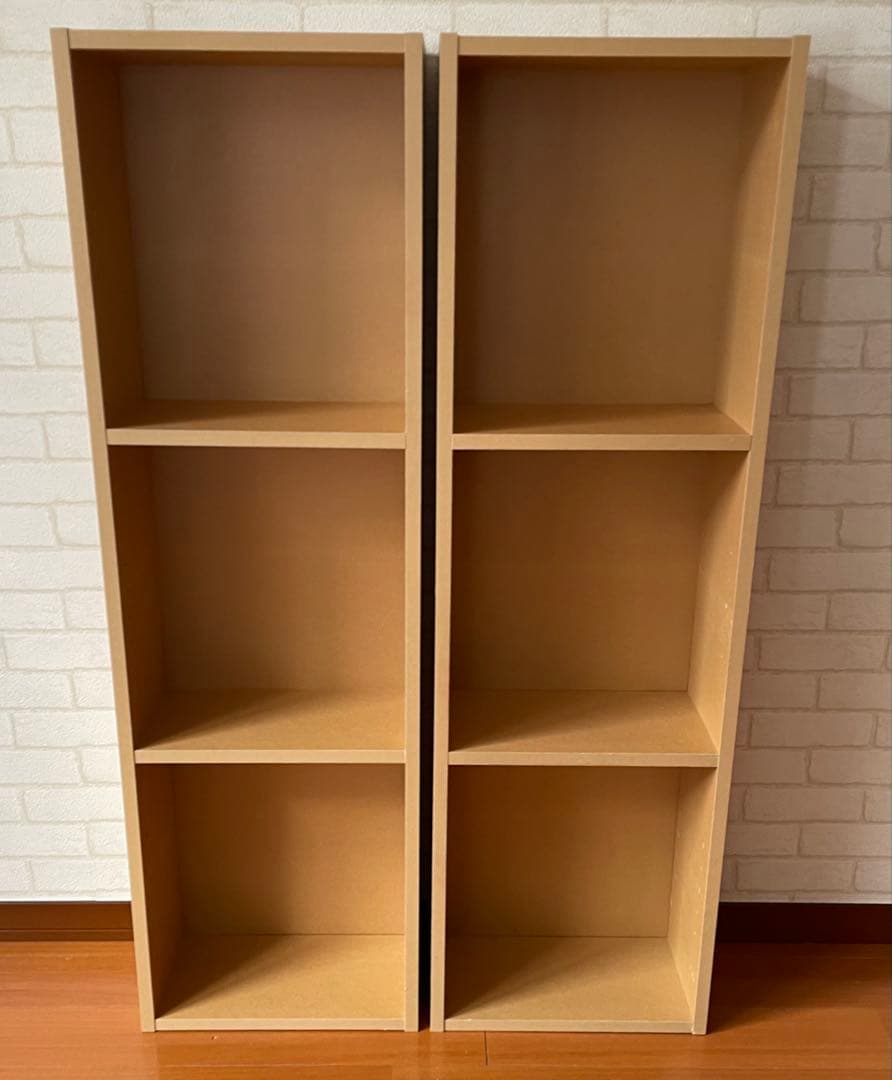 【週末値下】MUJI無印良品　パルプボードボックス3段　2個セット【廃盤希少】