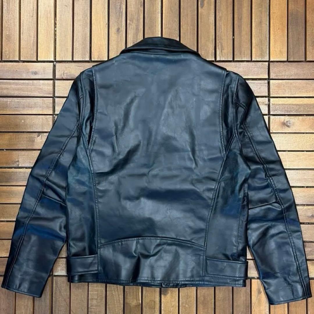 JACKROSE レザー ダブルライダース ジャケット 牛革 本皮