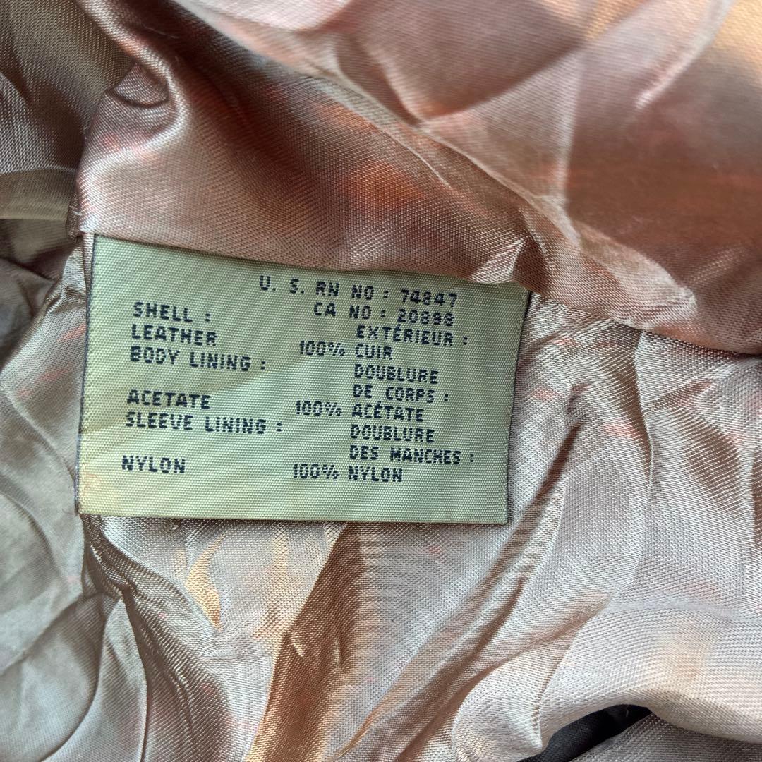 MARC NEW YORK レザージャケット 本革 ブラウン L ユーロ古着