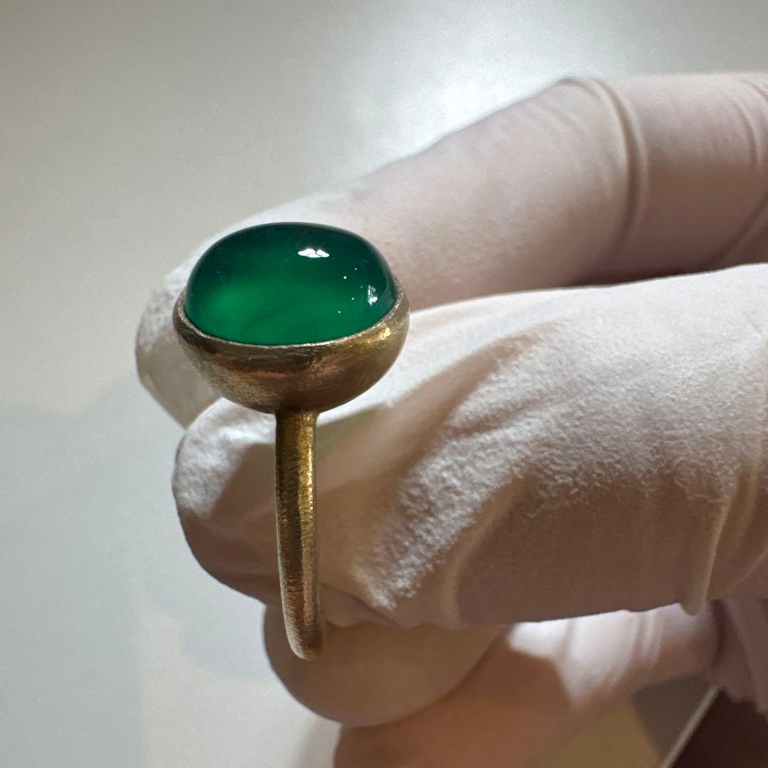 Fruitsjolie グリーンオニキス リング