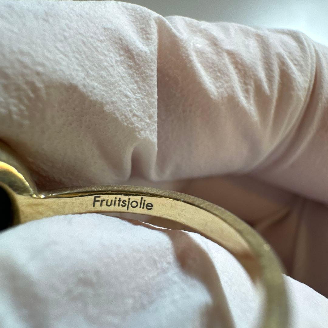 Fruitsjolie グリーンオニキス リング