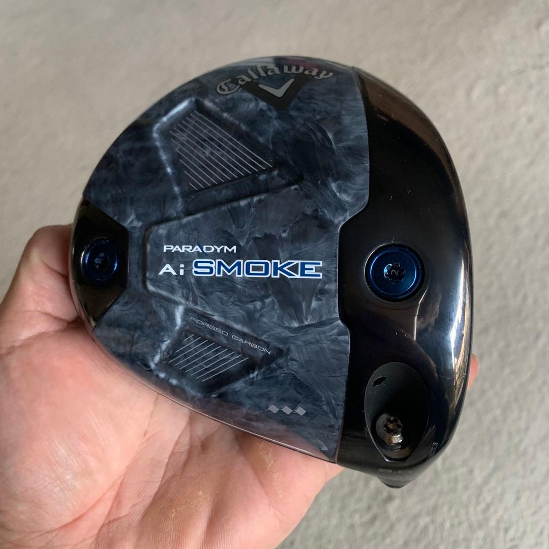 【美品】パラダイム Aiスモーク トリプルダイヤ ドライバー 9度 ヘッドのみ