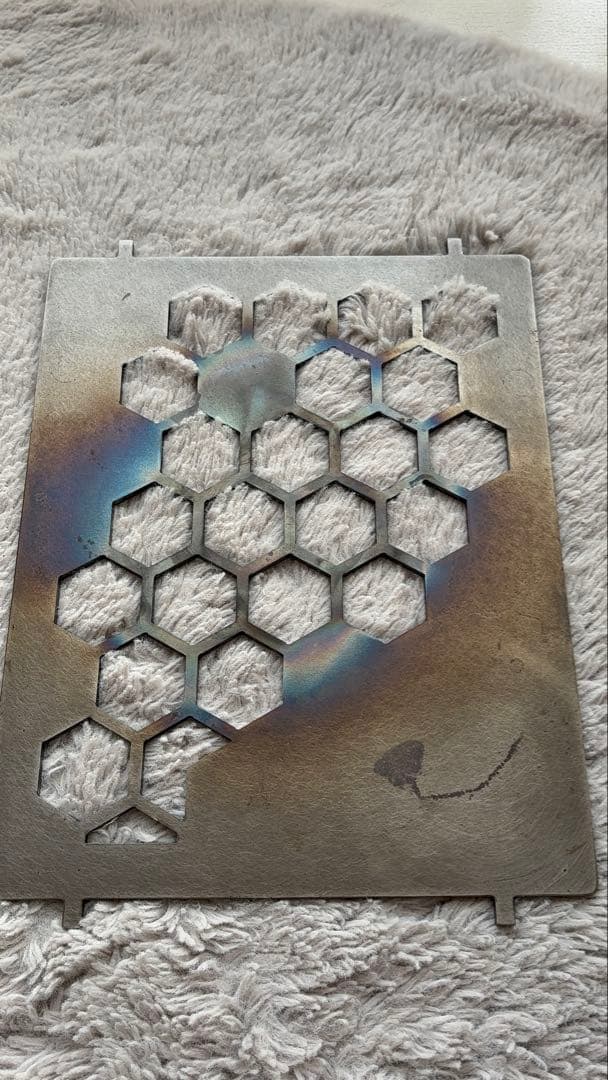 スノーピークのフラットバーナー用のカスタムパーツ