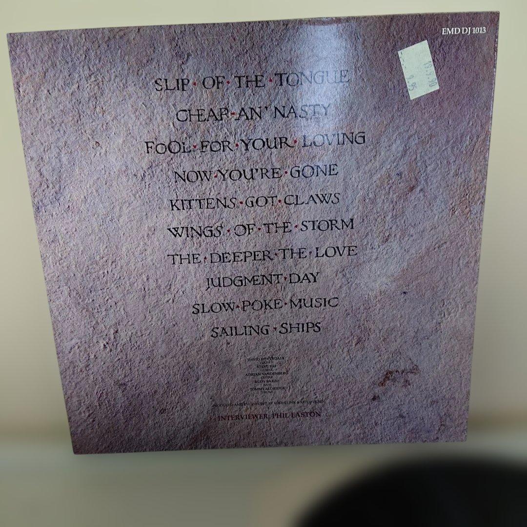 【英国プロモ盤！！】Whitesnake/Slip of the Tongue