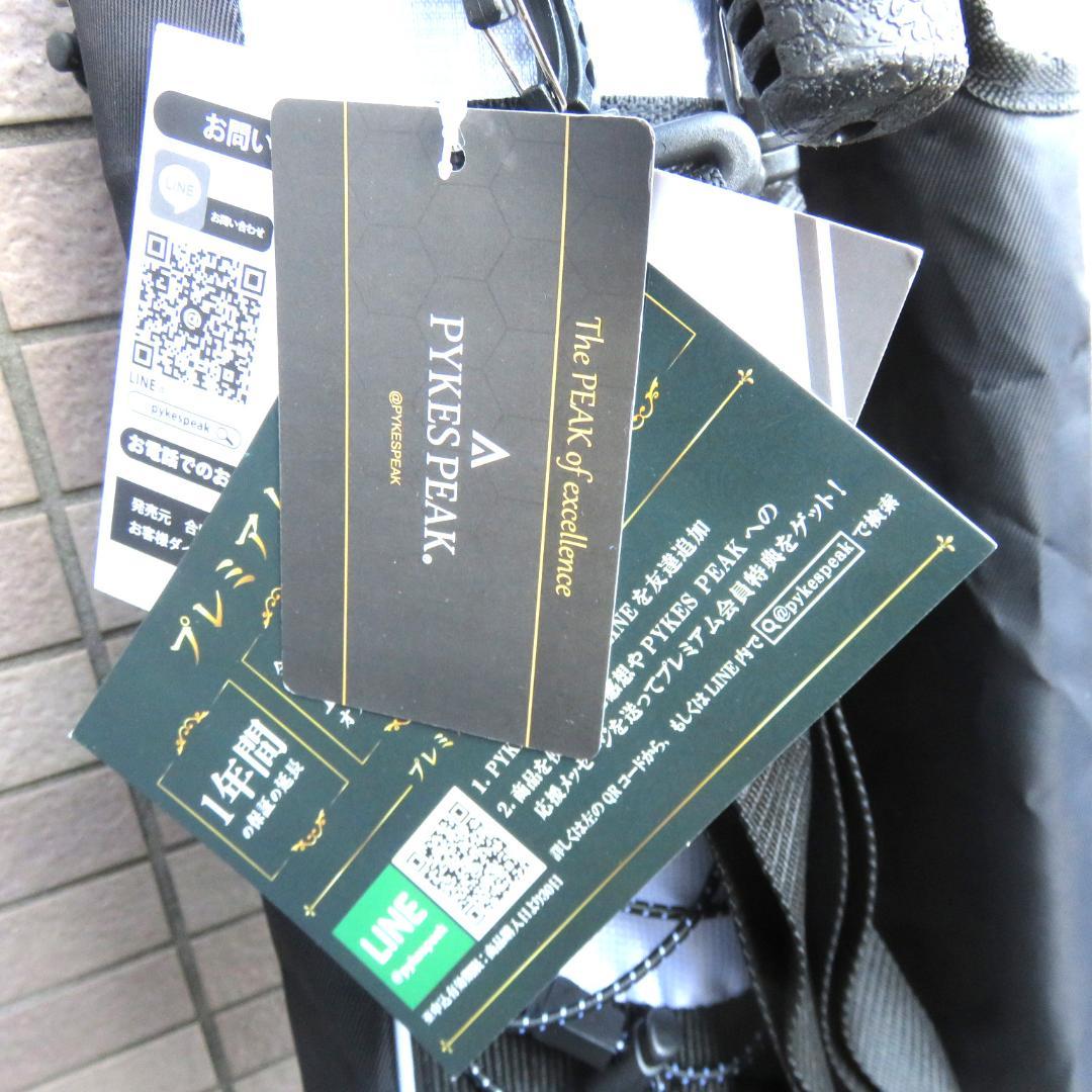 未使用　PYKES PEAK ゴルフクラブケース フード スタンド ブラック
