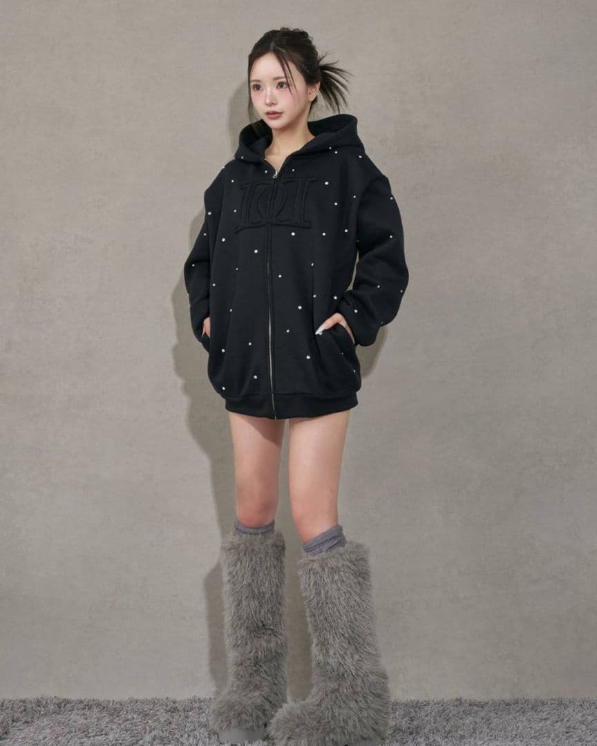 望月りん様♡ DDロゴビジュージップパーカー