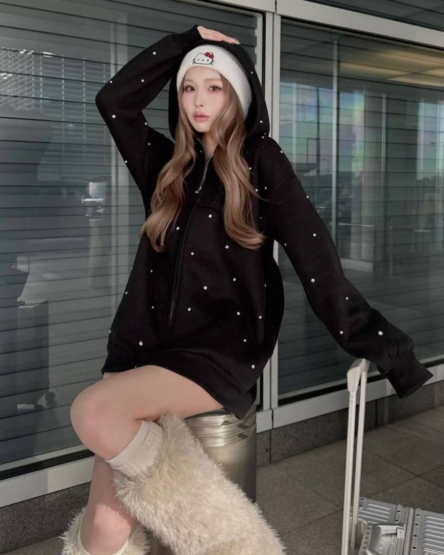 望月りん様♡ DDロゴビジュージップパーカー