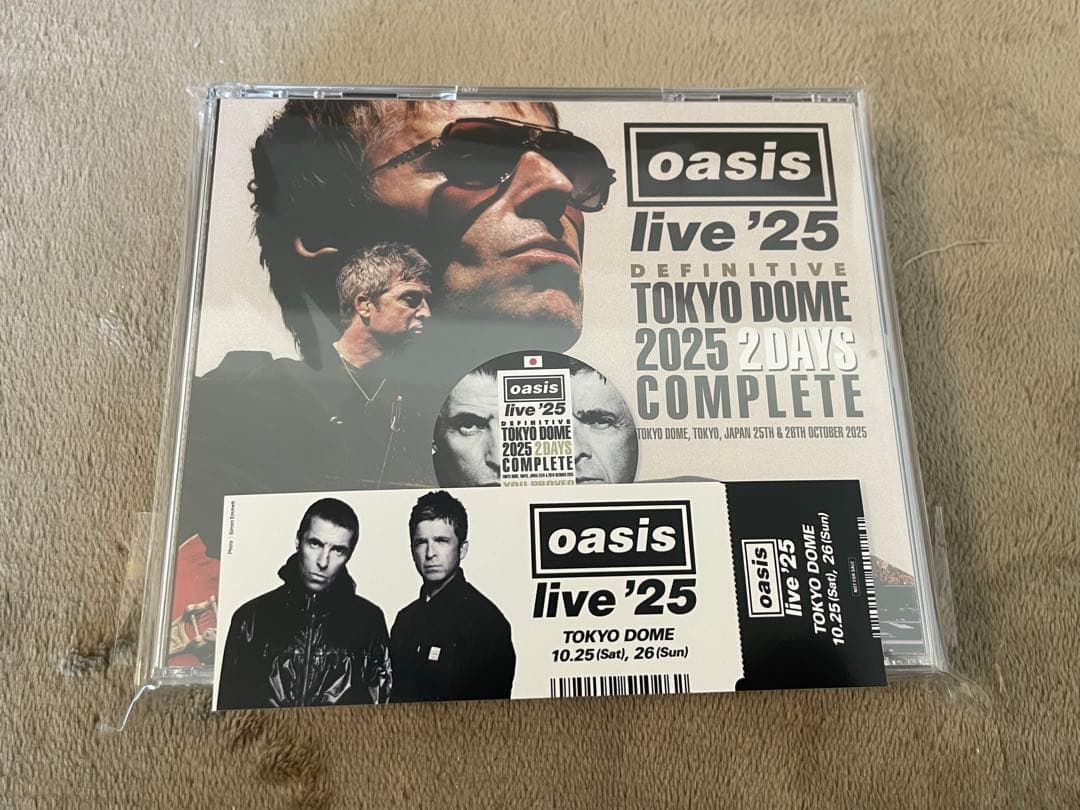 【新品未開封品】oasis DEFINITIVE TOKYO DOME 2025