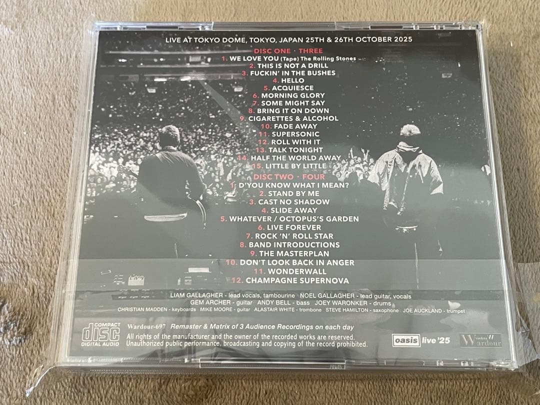 【新品未開封品】oasis DEFINITIVE TOKYO DOME 2025