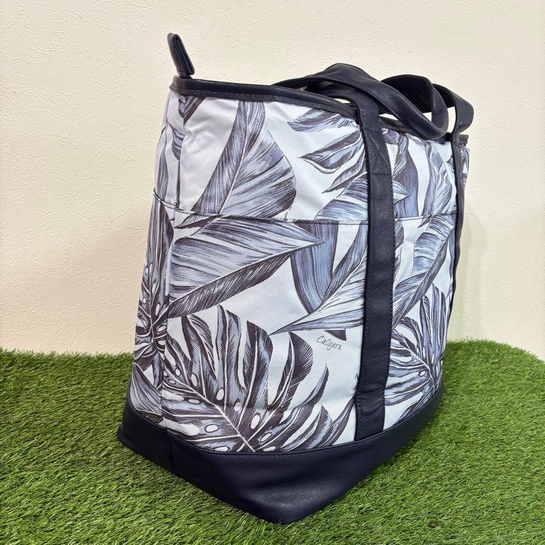 【CALLEJERA】新品　カジェヘラ　リーフ柄トートバッグ　ロッカーバッグ