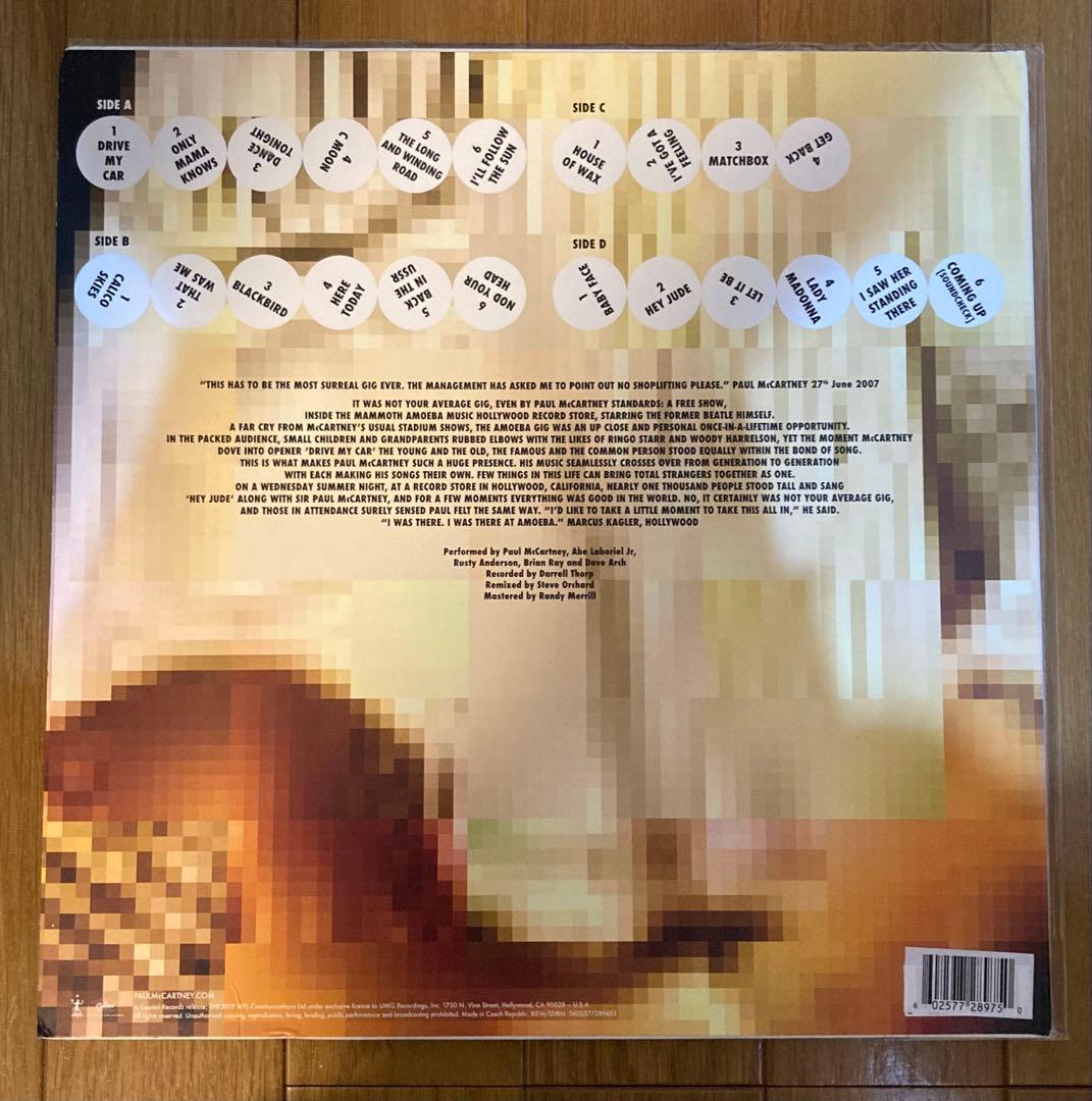 限定カラーAmoebaポールマッカートニーBeatlesビートルズレコード