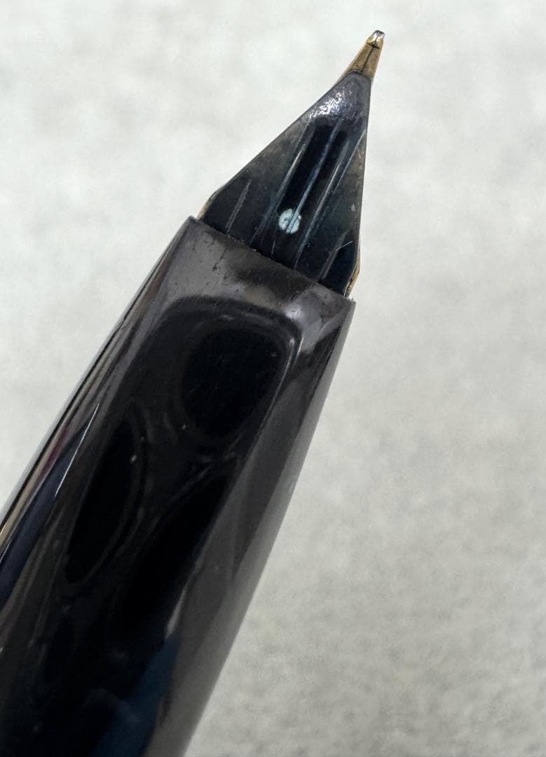 ★プラチナム　ヴィンテージ 万年筆　18K　細軟　伝統工芸細工 （名前入り）