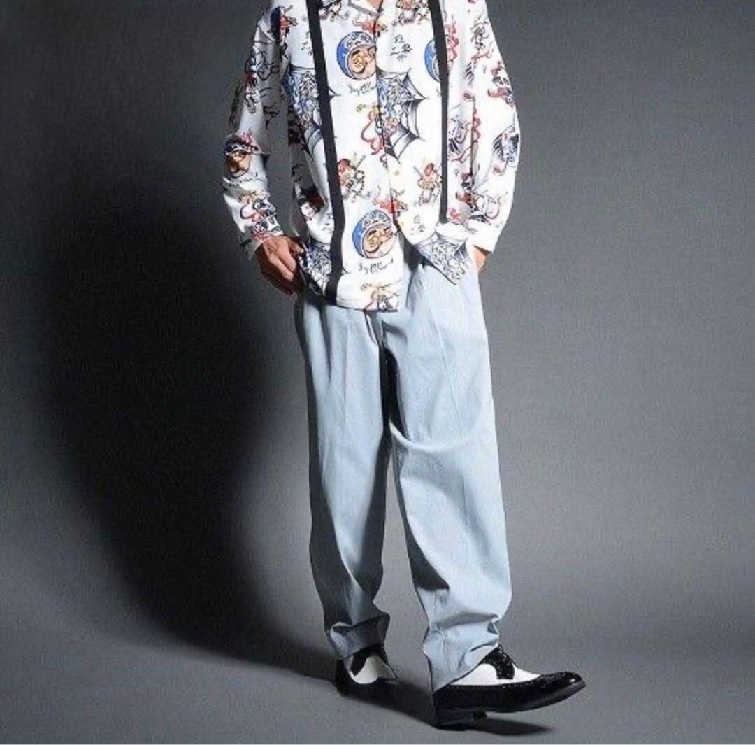 新品 ラッセルノ ゴルフ ピストル パンツ ライトブルー M/L