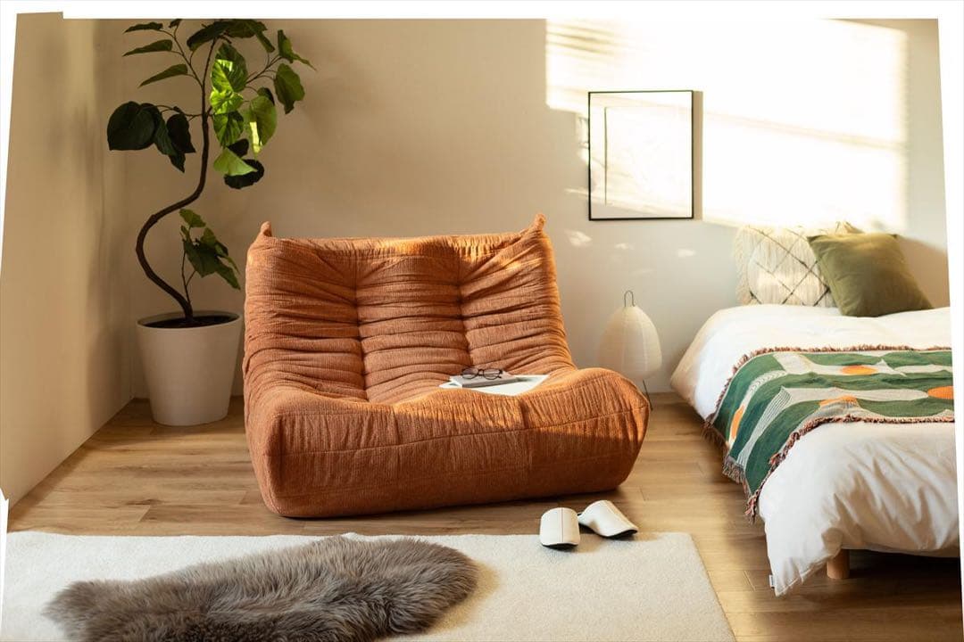 【幅119cm】2人掛け圧縮ソファ