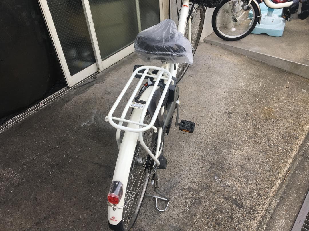 地域限定送料無料　パス　ナチュラ　15,4AH　子供乗せ　白　神戸　電動自転車