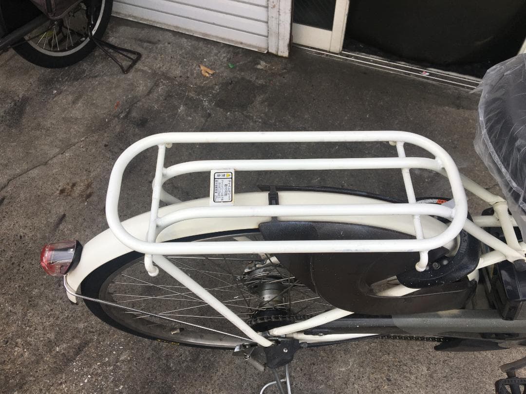 地域限定送料無料　パス　ナチュラ　15,4AH　子供乗せ　白　神戸　電動自転車
