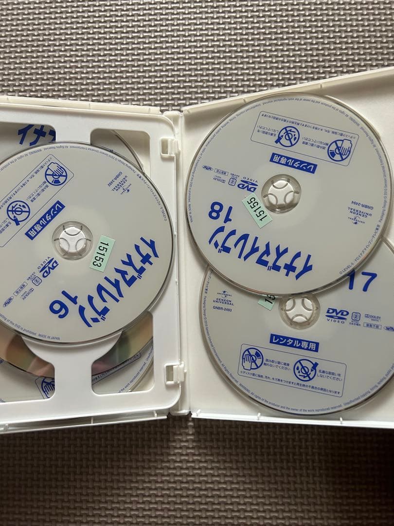 イナズマイレブンアニメレンタル版 DVD全話セット