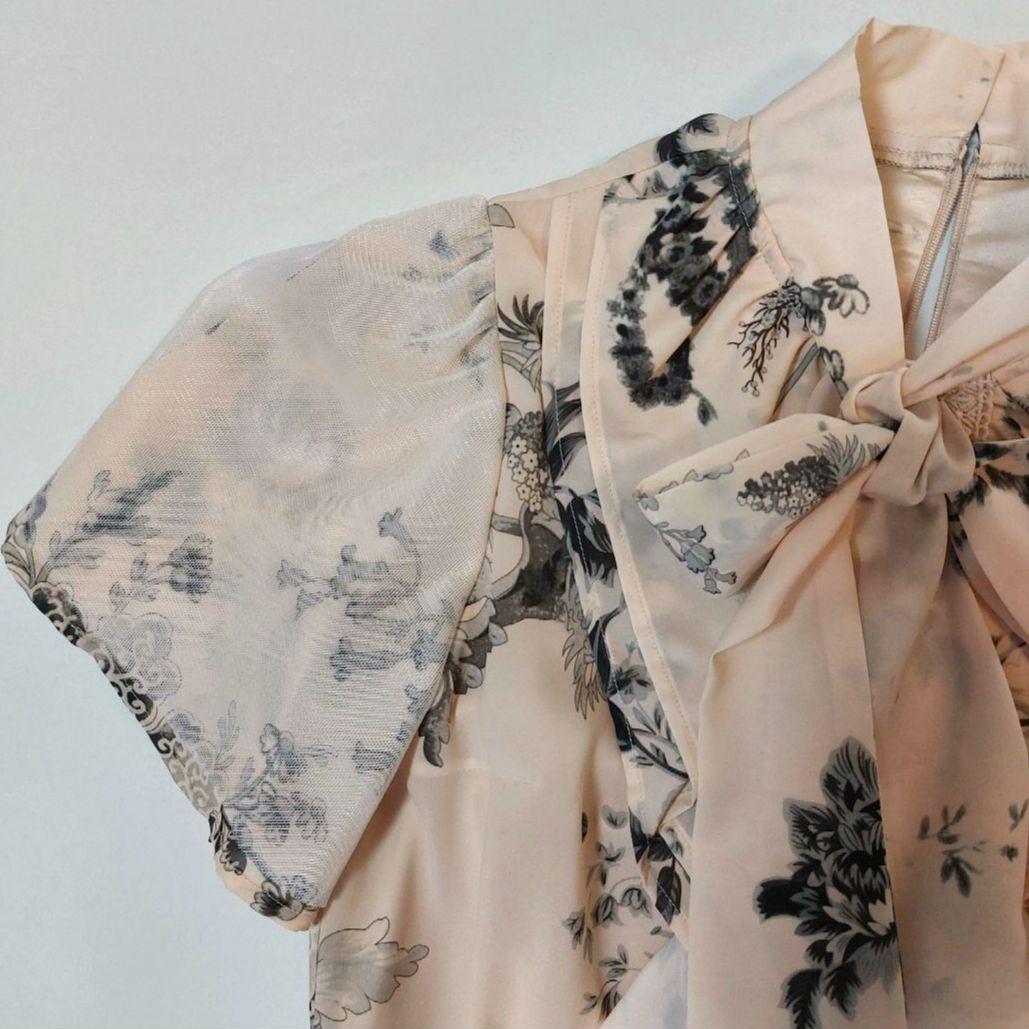 EmiriaWiz エミリアウィズチュールティアード リボン 花柄 ワンピース