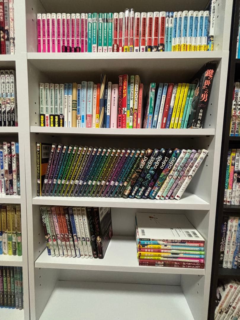 漫画、ラノベ、小説全巻+本棚セット