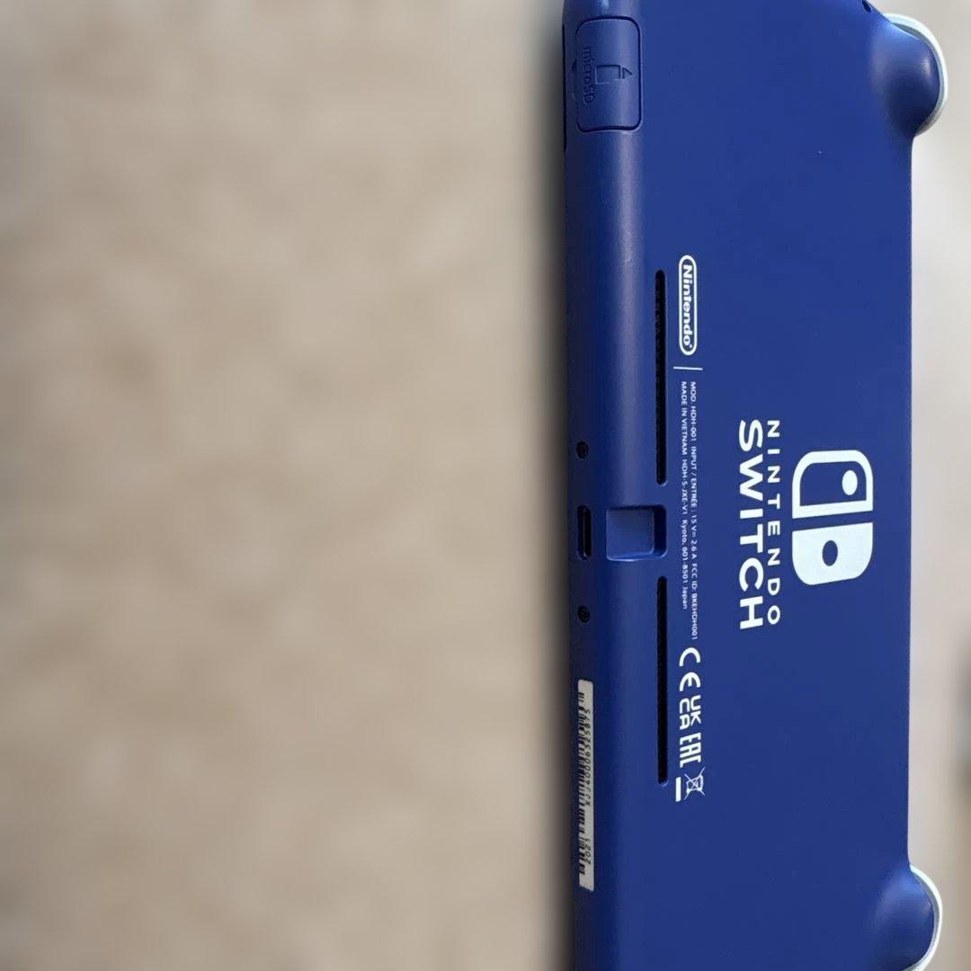 Nintendo Switch Lite blue 充電器・ゲームソフト2本付き