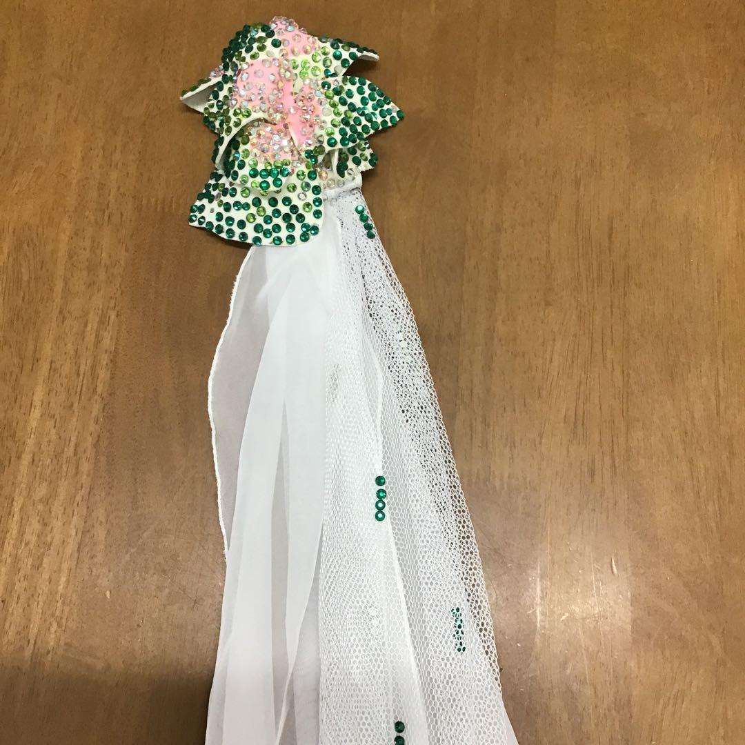 【お値下げしました】社交ダンスドレス　白　タカダンス