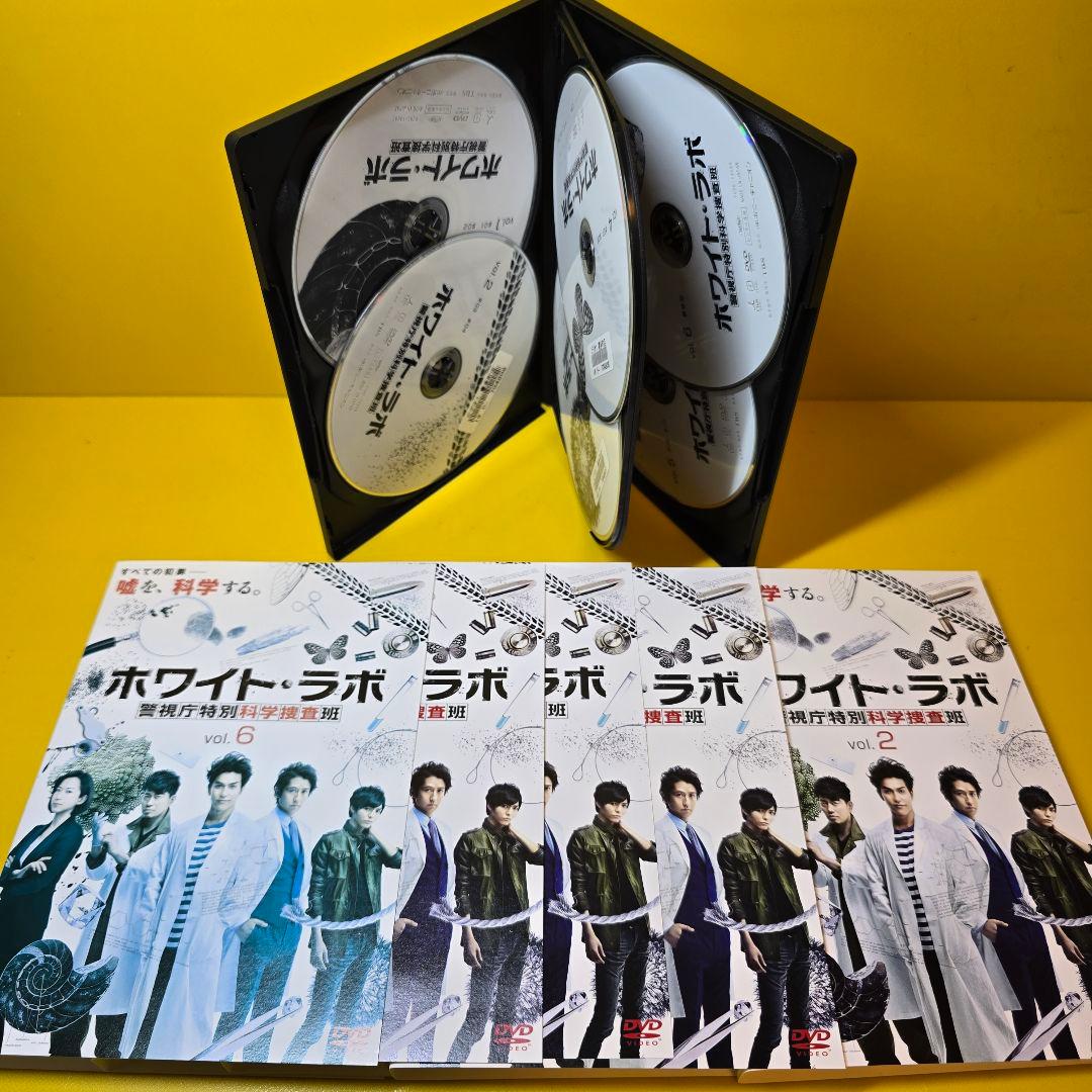 新品ケース交換済み　ホワイト・ラボ～警視庁特別科学捜査班〜　DVD 全6巻