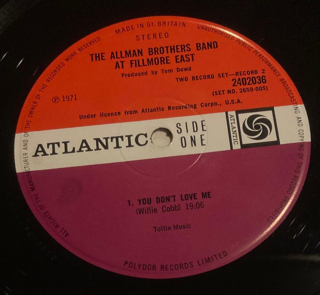 ■最高音質UKオリジナル盤■THE ALLMAN BROTHERS BAND /