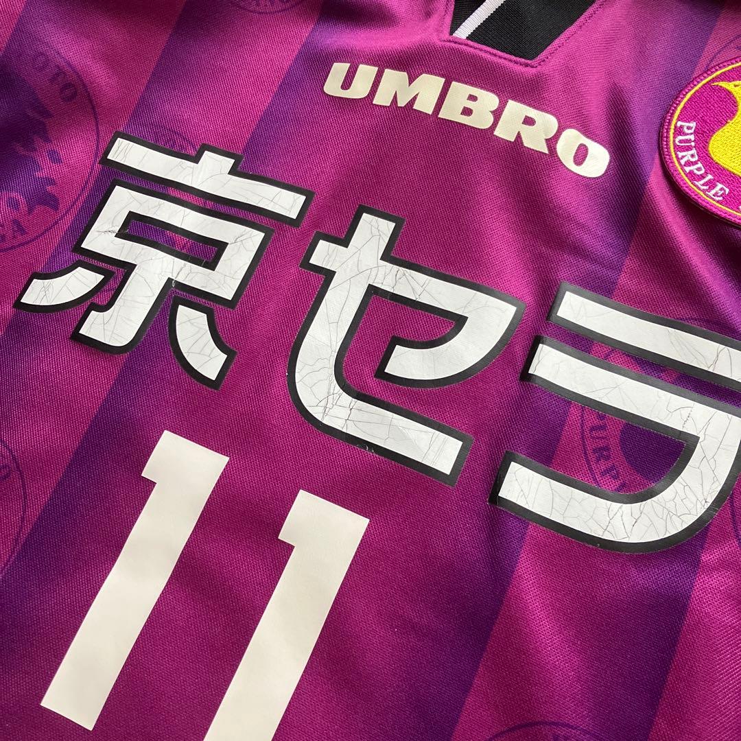 アンブロ 京都パープルサンガ ユニフォーム 11 サイズO-XO vintage