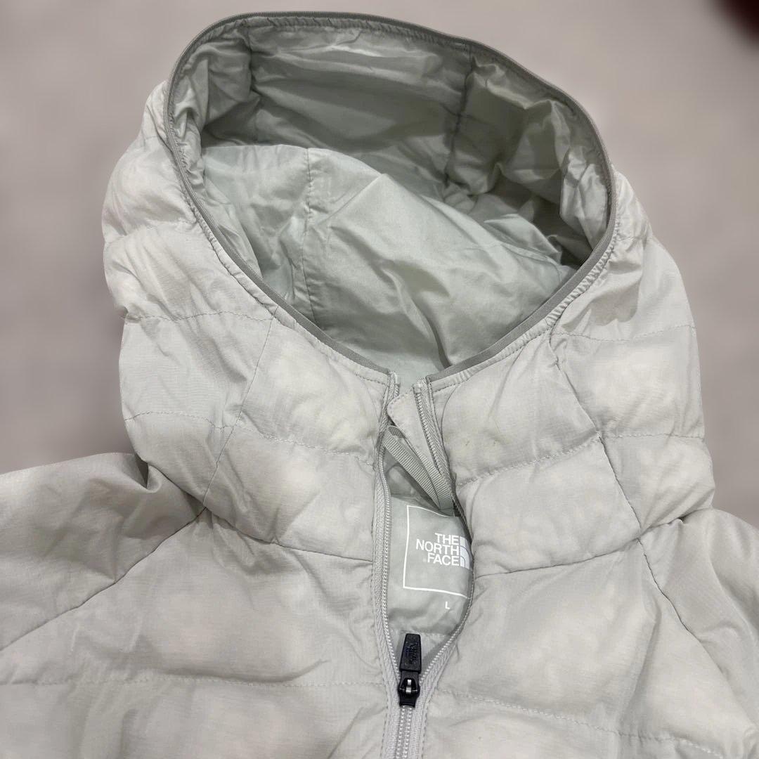 THE NORTH FACE ダウンジャケット ホワイト　レディースＬ