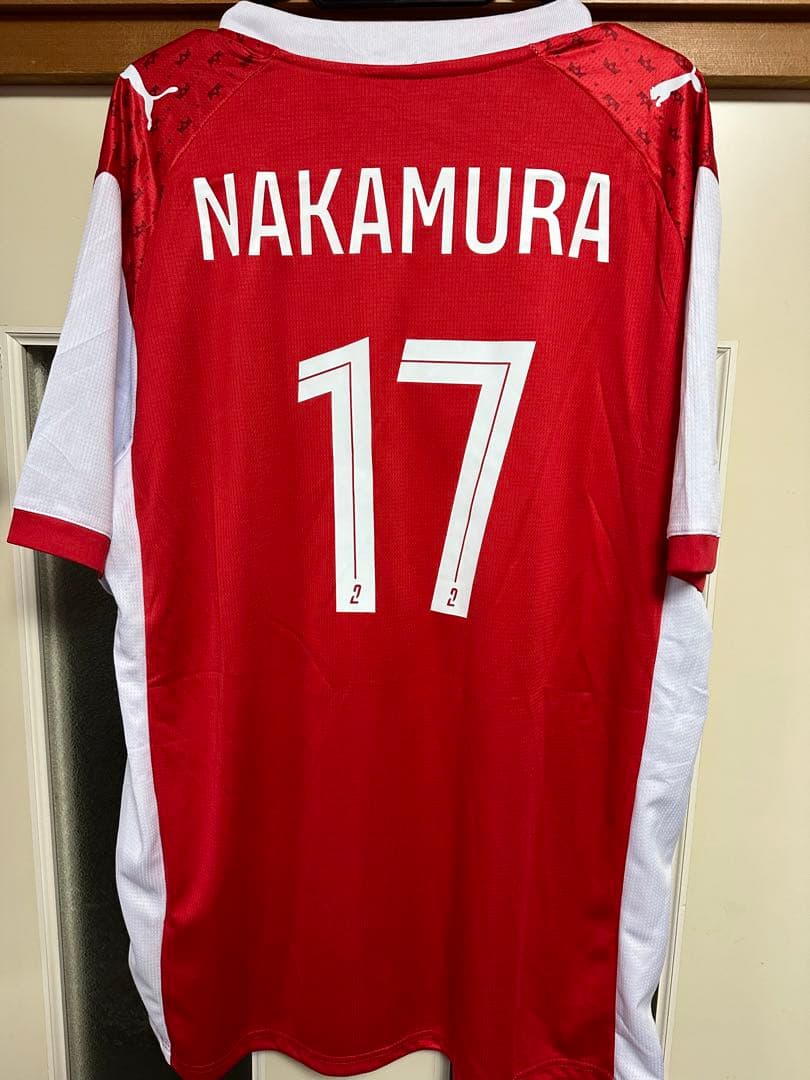 サッカー日本代表中村敬斗選手ユニフォーム Stade Reims25-26年