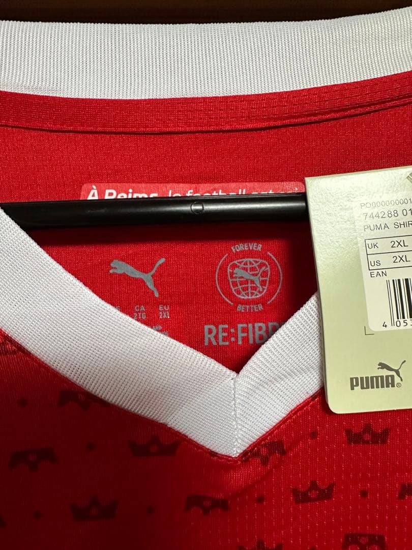 サッカー日本代表中村敬斗選手ユニフォーム Stade Reims25-26年