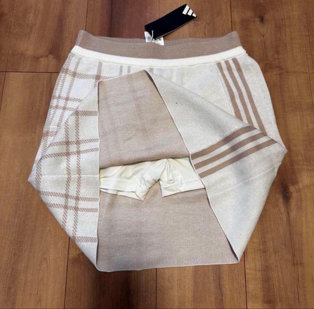 長袖セーター　ニットスカート　サイズL セットアップ　ゴルフウェア　秋冬　ウール