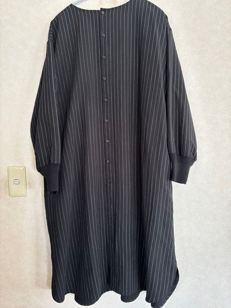 ★ビアズリー beardsley★ストライプ ロングシャツワンピース★