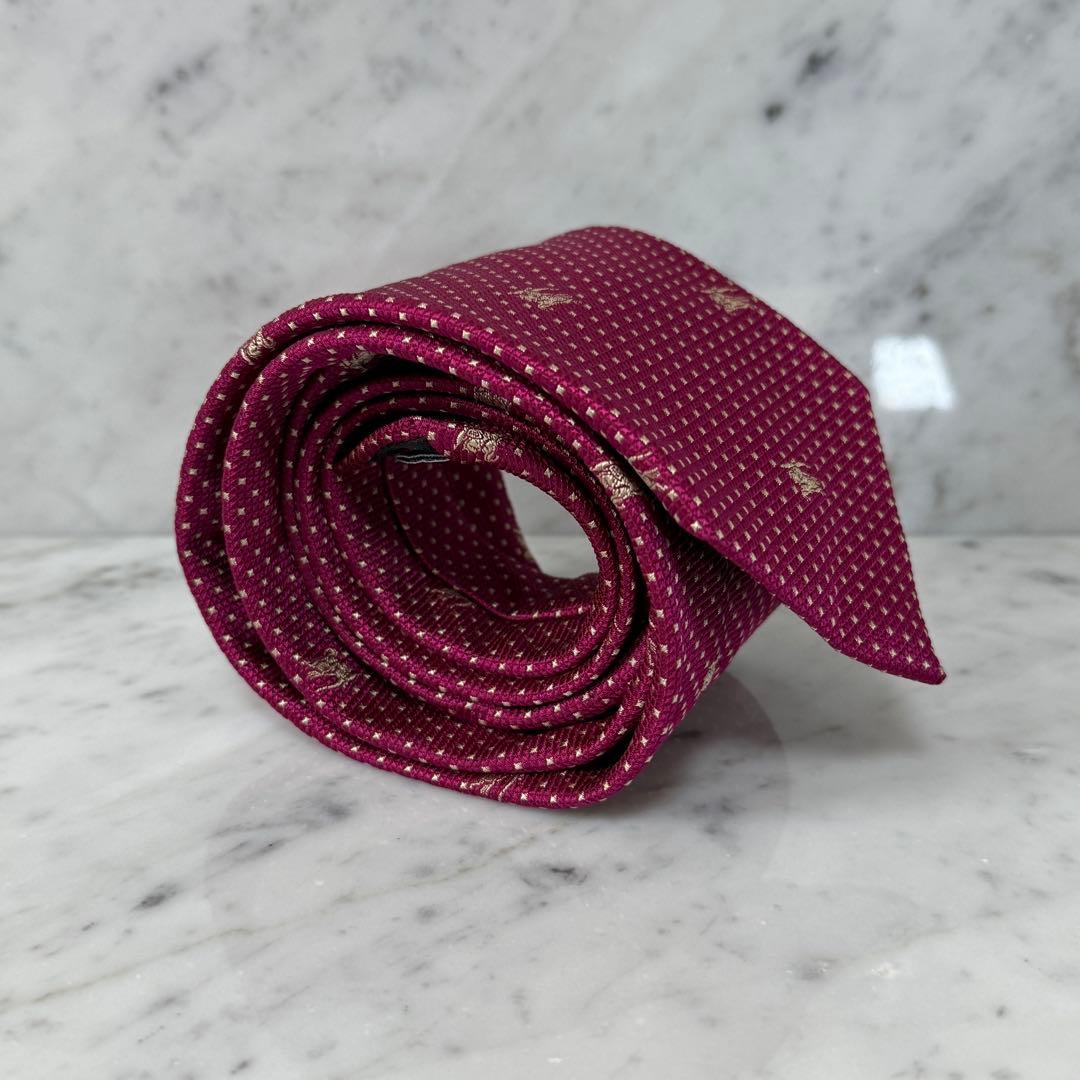 新品 未使用 BURBERRY バーバリー ネクタイピン ドット ホース ロゴ