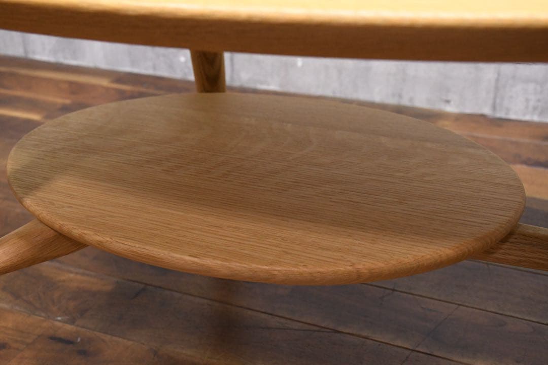 EIC28 展示品 柏木工 ケイ ウィンザー リビングテーブル オーク無垢材