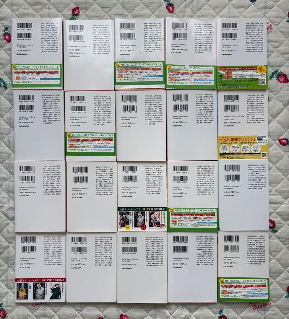 角川文庫 文豪ストレイドッグス コラボカバー 20冊 文スト