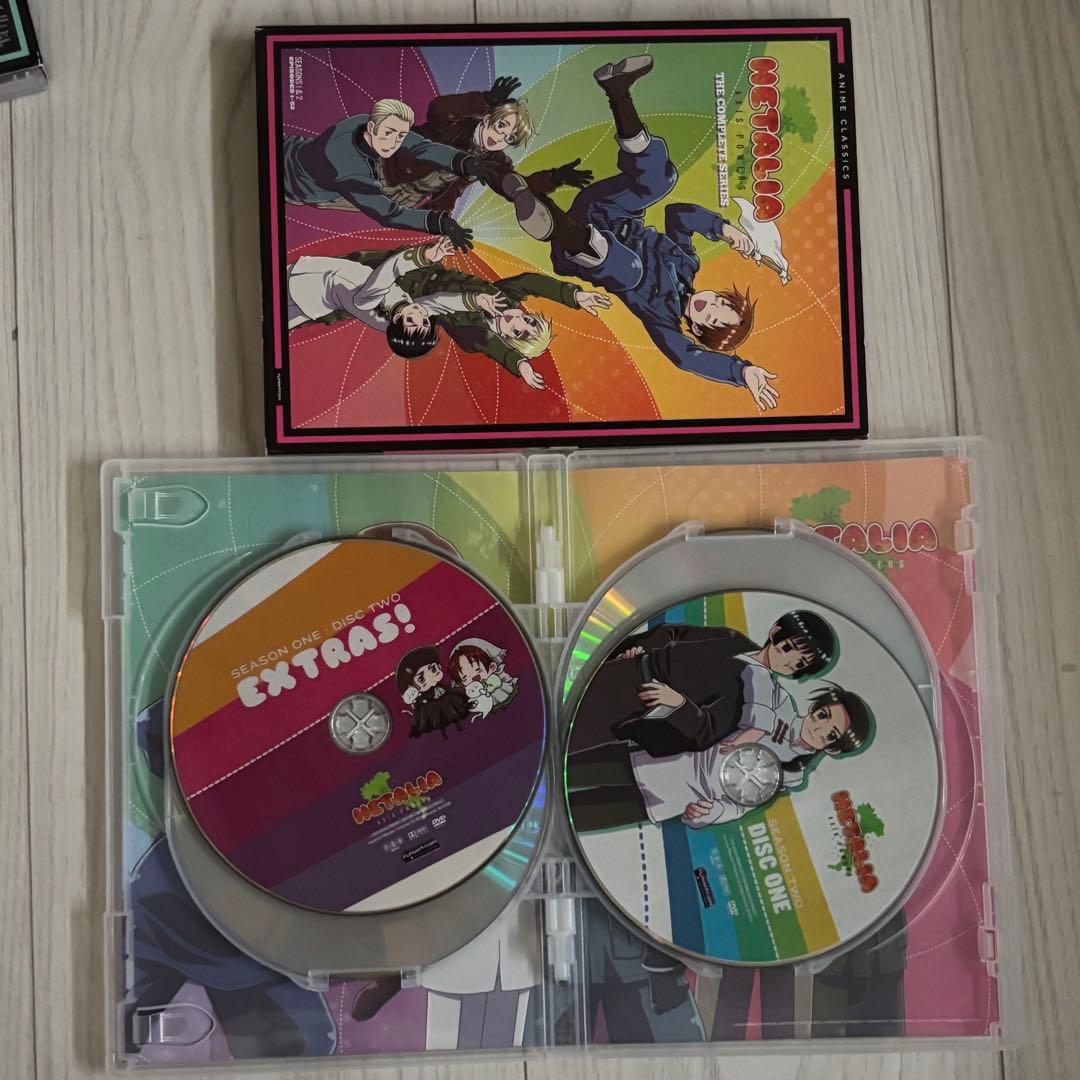 ヘタリア アニメDVD アニメイト限定版 セット まとめ 特典 非販売品 カード