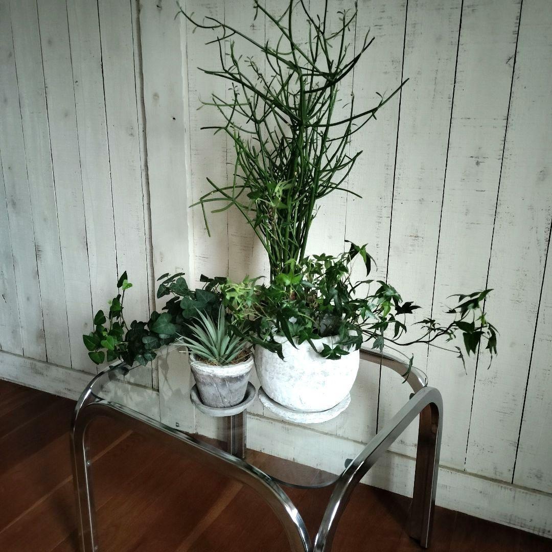 昭和レトロ アイアン スクエア ガラステーブル　レトロモダン　ローテーブル