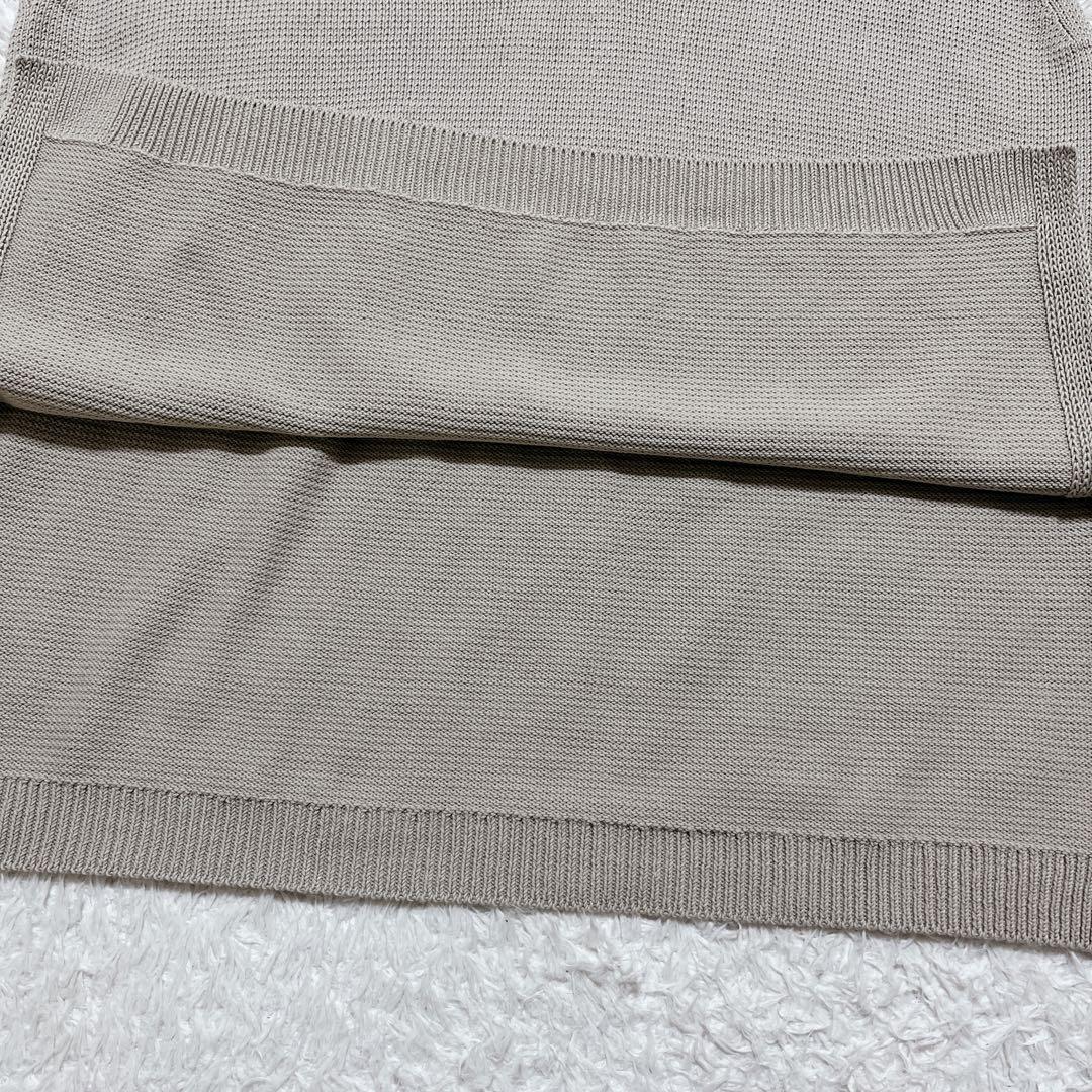 タグ付き新品✨23区【洗える】コットンコード ニットベスト　ベージュ
