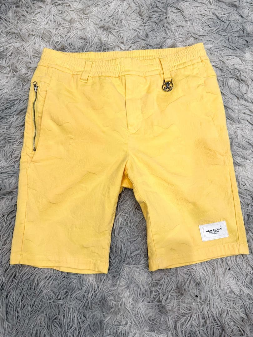 MARK&LONA ジャガード ハーフパンツ スカル カモフラージュ