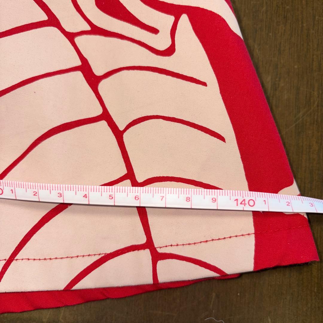 Tahitiimports赤いフラワープリント ムームー