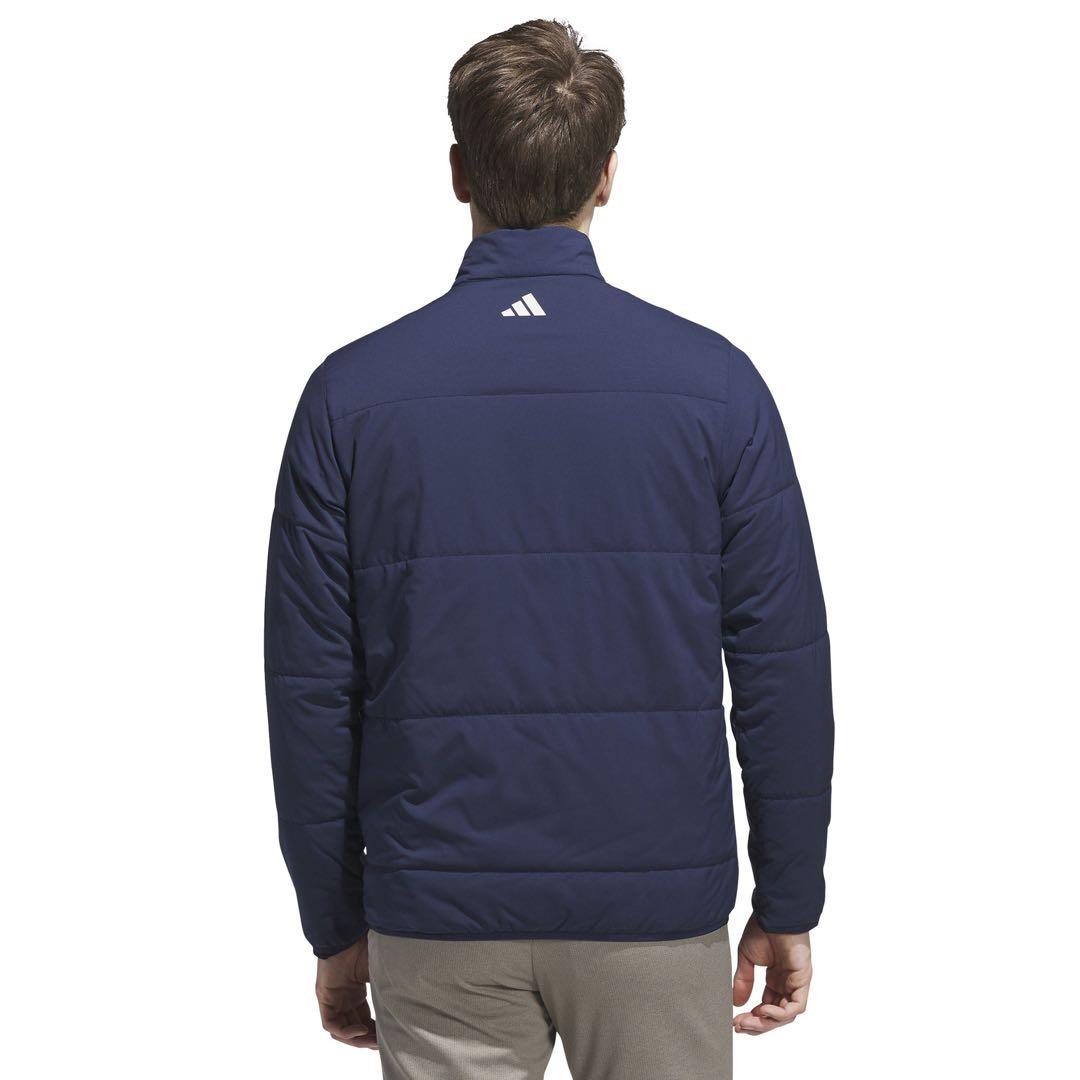 アディダス ゴルフ M 中綿 ジャケット アウター ジャンパー 紺