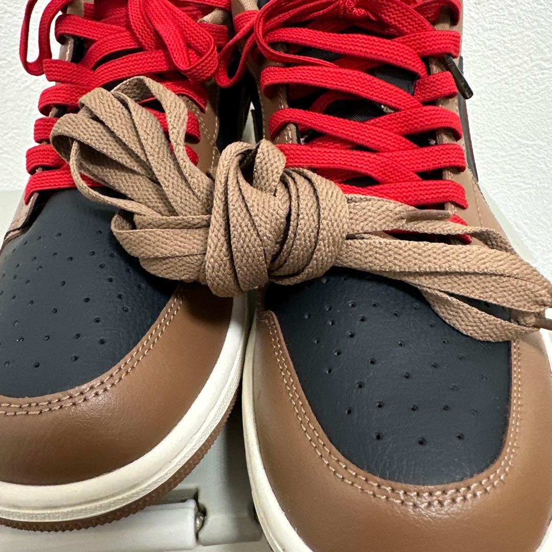 Nike Air Jordan 1 Low ブラウン/ブラック/レッド